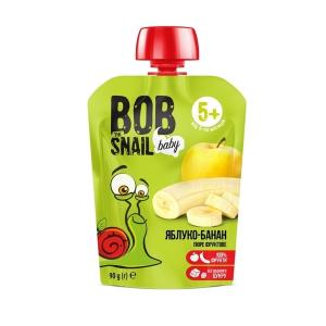 Bob Snail Пюре фруктове Яблуко-Банан, 90 р. (пауч) (4820219343028)