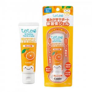 Combi Japan Дитячий зубний гель-паста TETEO апельсин з 6міс. 30g (4972990164214)