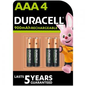 Duracell Акумулятор Recharge Turbo AAA 900 мАh 4 шт (5000394045118)