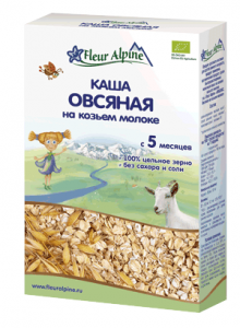 Fleur Alpine Organic Молочна каша на козячому молоці вівсяна 200 г (4006303632258)