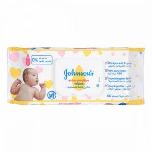 Johnson's baby Вологі серветки Екстра ніжні 56 шт 3574661599250