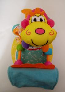 Biba Toys Розвиваюча іграшка на бампер коляски Мавпа BR496 (4897011364964)