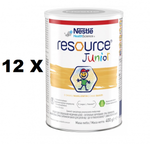 Nestle Нестле Ентеральне харчування Resource junior (Ресурс Джуніор), 400 г 7613033864919 (така ціна від 12 банок!)