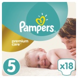 Подгузники Pampers Premium Care DRY MAX new midi 5 (11-18кг.) 18шт 4015400740728 Подгузники Pampers Premium Care DRY MAX new midi 5 (11-18кг.) 18шт 4015400740728