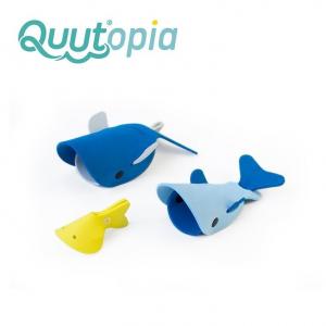 Quut Іграшка для ванни Quutopia 3D Морські кити 5 деталей (5425031171065)