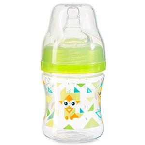 BabyOno Пляшка антиколікова з широким отвором 120 мл. (Колір в асорт.) (402)