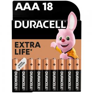 Duracell Лужні батарейки AAA (LR03) MN2400 18 шт (5000394107557)