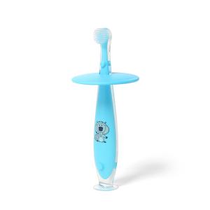BabyOno Зубна щітка з обмежувачем 1 шт (Блакитний) "6+" (551/03) (5901435415498)