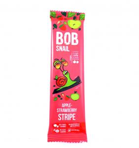 Bob Snail Натуральні цукерки Яблуко-полуниця 14г 4820206080721