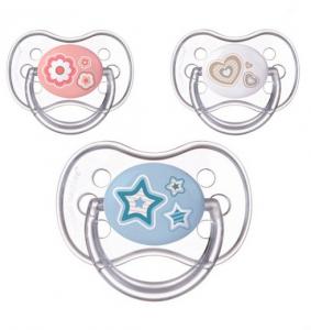 Canpol Пустушка силіконова симетрична Newborn baby 0-6 місяців - 22/580 колір в асорт.