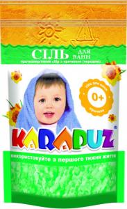 Дитяча сіль для ванн Карапуз череда, 500 г 4820049380217