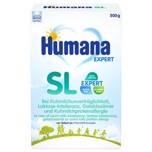 Humana Хумана SL Експерт Безмолочне харчування на основі ізоляту соєвого білка, з 1міс, 500г 4031244720559