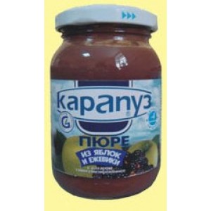 Карапуз Пюре из яблок и ежевики (4820012000425) Карапуз Пюре из яблок и ежевики (4820012000425)