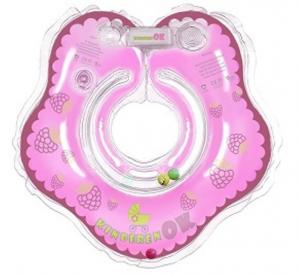 KinderenOK Круг для купання немовля рожевий Малинки 4955658552325