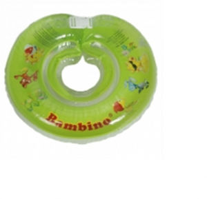 Круг для купання BAMBINO на шию від 0 до 24 місяців, зелений, 6903362267774