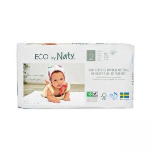 ЕКО Органічні дитячі підгузки Naty 2 (3-6 кг), 33 шт. 7330933178365