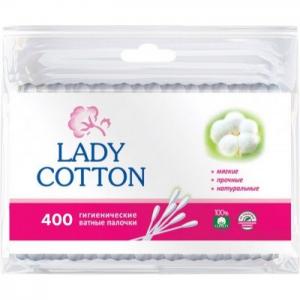 Lady Cotton Ватні палички (у пакеті) 400 шт (4823071643923)