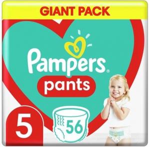 Підгузники - трусики Pampers Pants Junior 5 (12-17 кг) 56 шт (8006540069165)