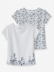 Vertbaudet (Франція) Комплект футболок для дівчинки розмір 4 роки / зріст 102см
