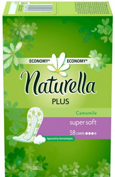 Naturella прокладки гигиенич на каждый день 58шт camomile Plus trio/10 (4015400713784)