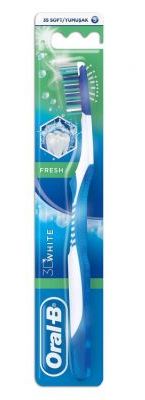 Зубная щетка oral-b 3D White свежесть 40 мягкая 1шт/12 (3014260806200)