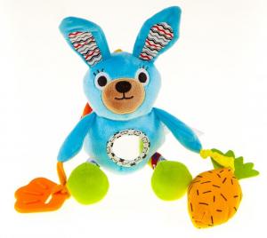 Biba Toys Іграшка-підвіска Цікавий кролик зі звуком 114GD (4897011361147)