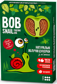 Bob Snail Натуральні цукерки М'ята 60 г 4820162520163