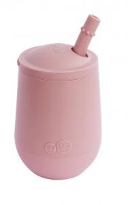 EZPZ - Силіконова чашка з кришкою та соломинкою Miny Cup Set рожева 818156022476