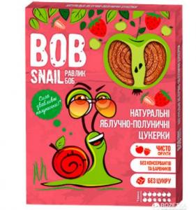 Bob Snail Натуральні цукерки Яблуко-полуниця 60г 4820162520415