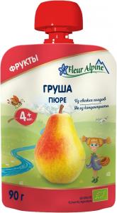 Fleur Alpine Organic Пюре Груша з 4 місяців 90 г (5024688001024)