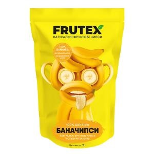 Frutex Чіпси фруктові Баначіпси 30г (4820243450297)