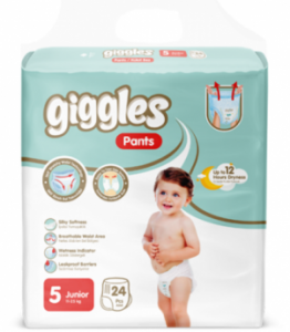 Giggles Підгузки-трусики дитячі Pants 5 Junior (11-25 кг) 24 шт 8680131205158