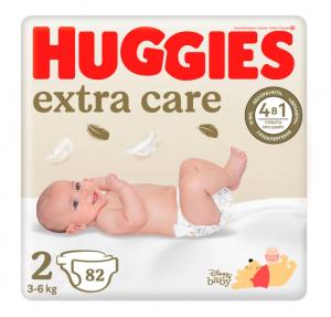 Підгузки Huggies  Extra Care (4-6 кг) 82 шт (2) 5029053547985 / 5029053578088