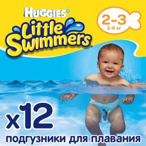 Huggies Підгузки для плавання Little Swimmers, 3-8 кг, 12 шт. 5029053537795