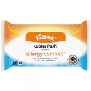 Kleenex Серветки вологі WET Wipes Allergy Comfort, 40 шт. (5029053573786)