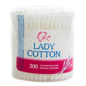 Lady Cotton Ватні палички у банці (200 шт.) 4823071607604