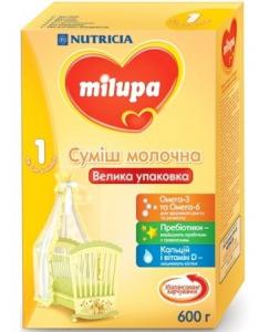 Milupa Мілупа Суміш молочна 1 600г 0+ 5900852025495 - термін 20.07.24