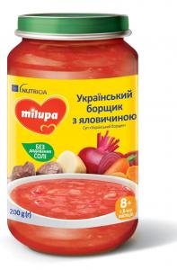 Milupa Суп - Борщ Український, 200гр 8м + (5900852045233)