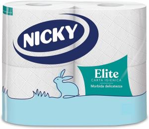 Nicky Туалетний папір Elite 8 рулонів 3 шаровий (8004260290883)