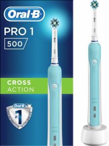 Oral-B Електрична зубна щітка Pro 1 500 СrossAсtion Синя (4210201851813)
