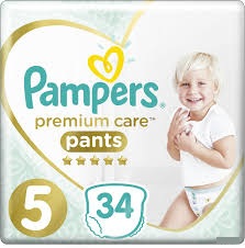 Трусики Pampers Premium Care Pants Midi 5 (12-17 кг) 34 шт (8001090759870)