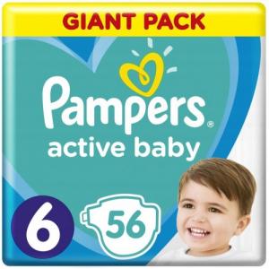 Підгузки Pampers Active Baby XL 6 (13-18кг) 56 шт. 8001090950130