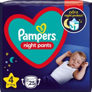 Pampers Підгузки-трусики нічні Night Pants 4 (9-15 кг) 25 шт (8006540234709)