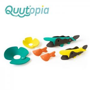 Quut Іграшка для ванни Quutopia 3D Крокодили 8 деталей (171102) (5425031171102)