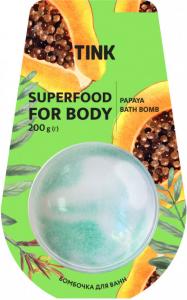Tink Бомбочка-гейзер для ванн Papaya 200 г (4823109402089)