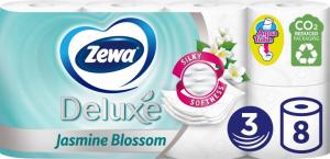 Zewa Туалетний папір Deluxe Жасмин 3сл., 8 рулонів (7322541171753)