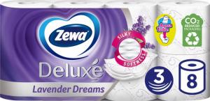 Zewa Туалетний папір Deluxe Лаванда 3сл., 8 рулонів (7322541171777)