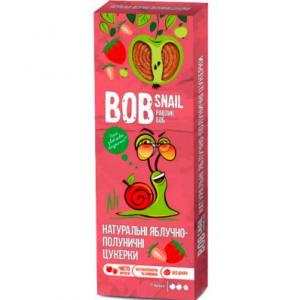 Bob Snail Натуральні цукерки Яблуко-полуниця 30г 4820162520316