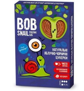 Bob Snail Натуральні цукерки Яблуко-чорниця 60г 4820162520392