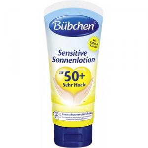 Bubchen Солнцезащитное молочко для младенцев "Sensitive", коэф. 50, 100мл  4065331000880